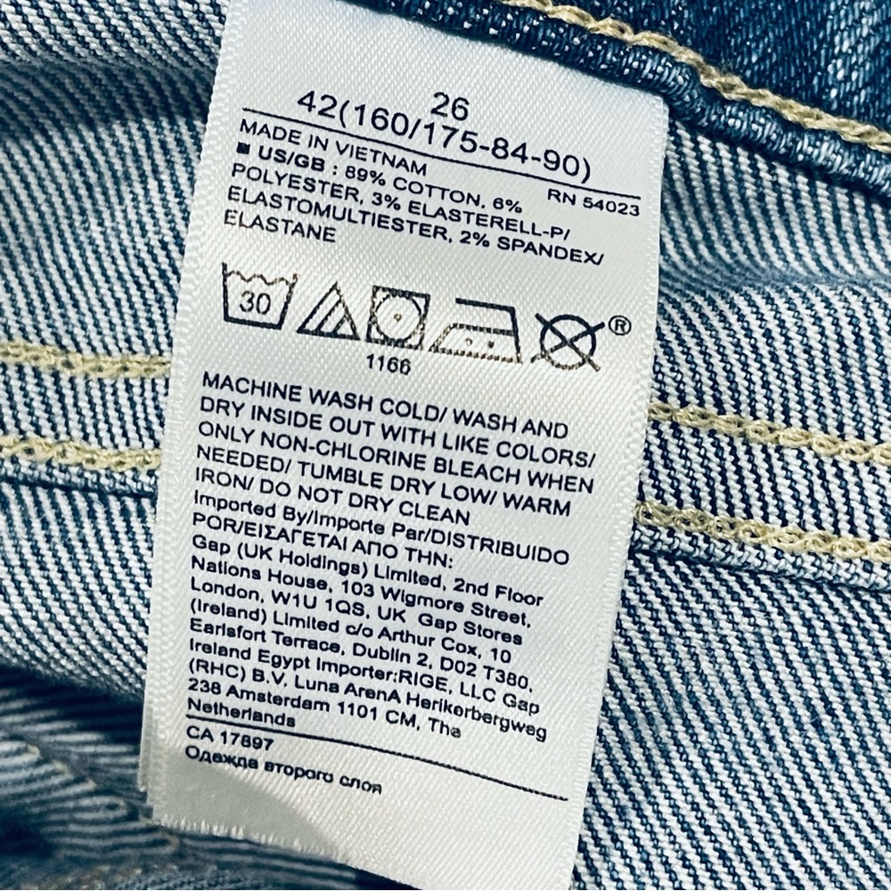 Banana Republic High-Rise Slim Light Blue Jeans Size 26 - Picture 7 of 7